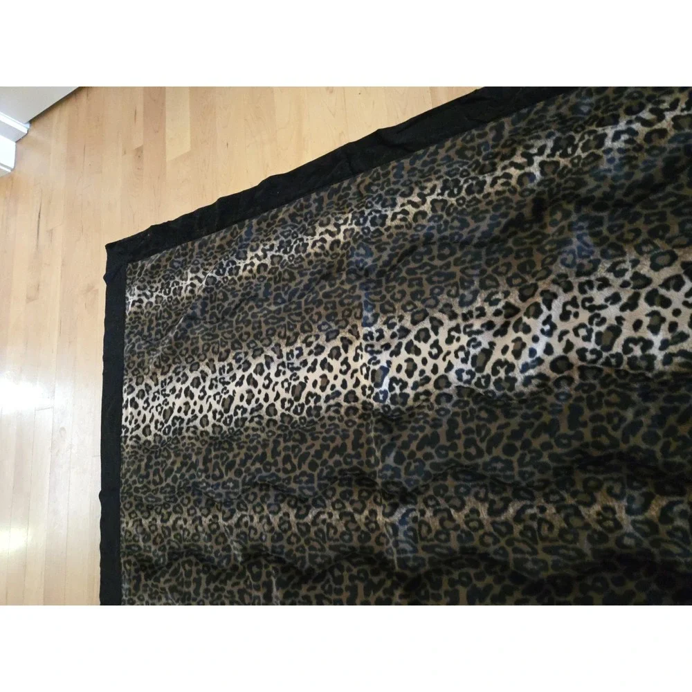 Cheetah Print Fleece Throw Blanket Leopard Animal Soft Microfiber for Sofa Couch